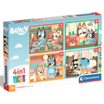 Puzzle Bluey 4 em 1 Clementoni