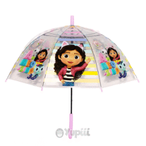 Guarda-Chuva Automático Gabby's Dollhouse Transparente 48cm