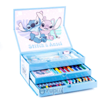 Mala para Colorir Stitch Disney Set Papelaria