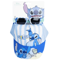 Conjunto Stitch Chapéu + Óculos de Sol Azul Stitch