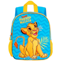 Mochila 3D  Pré-escolar Rei Leão Hakuna Matata 31cm