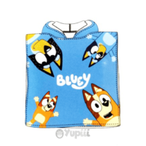 Poncho de Praia Bluey 55x110cm Absorvente