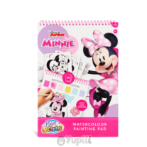 Livro de colorir com aguarelas Minnie