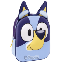 Mochila Infantil 3D Bluey Com Aplicações
