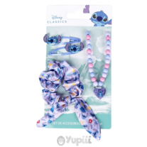 Set de beleza - Acessórios Cabelo e Colar Stitch 4un.