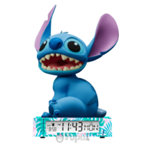 Candeeiro 3D com despertador Stitch