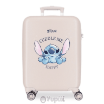 Mala Trolley de Viagem Stitch Cuddle Me Happy ABS 55cm