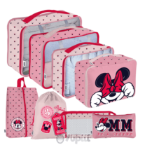 Set organizadores de viagem Minnie 8 pcs