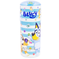 Garrafa com Palha Retrátil e Tampa Bluey 350ml