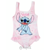 Fato de Banho Stitch Rosa com Folhos 2025