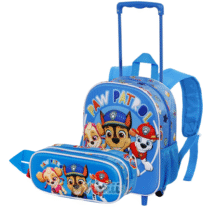Conjunto Trolley e Estojo 3D Patrulha Pata