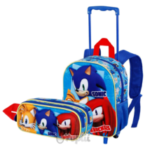 Conjunto Trolley e Estojo 3D Sonic Trio