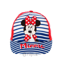 Boné Minnie Mouse Riscas Tamanho 53cm