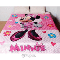 Colcha Primavera/Verão Minnie Flores 170x250cm