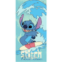 Toalha de Praia Stitch Hawaii Microfibra 70x140cm