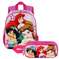 Conjunto Trolley e Estojo 3D Princesas Disney