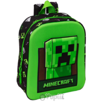 Mochila Pré-EscolarMinecraft 3D 30cm