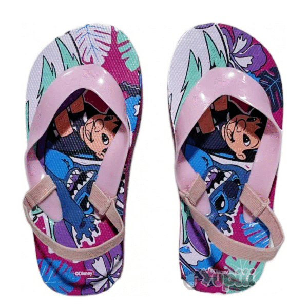 Sandálias de Verão Stitch Disney c/ Elástico