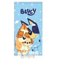 Toalha de Praia Bluey e Bingo Night Microfibra 70x140cm