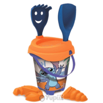 Balde de Praia Stitch Disney com acessórios