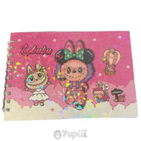 Livro de colorir Bobbie Goods Labubu Rosa