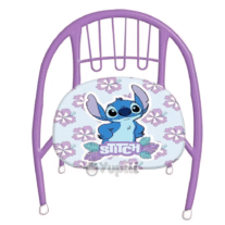 Cadeira Metal Stitch Disney Violeta 36x35x36cm