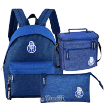 Conjunto Escolar FC Porto - Mochila + Estojo + Lancheira