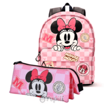 Conjunto Escolar Minnie Journey Mochila 44cm + Estojo