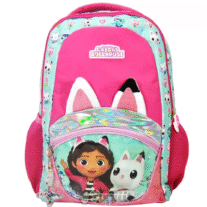 Mochila escolar Gabby's Dollhouse Glitter com Orelhas 42cm
