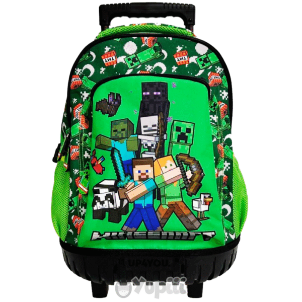 Trolley Escolar Minecraft 44cm