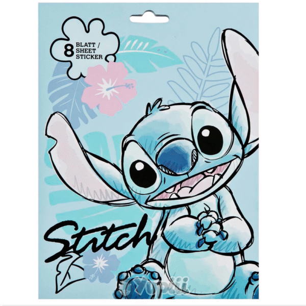 Conjunto de Autocolantes Stitch Disney