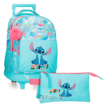 Conjunto Escolar Stitch Aloha - Trolley + Estojo