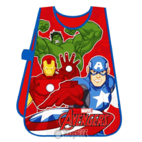 Avental de Atividades Infantil PVC S/Mangas Avengers 24m+