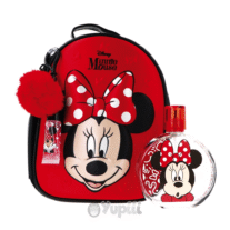 Coffret Minnie Eau de Toilette 100ml + Porta-Chaves-Lip Gloss + Mochila