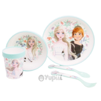 Conjunto de Refeição Antiderrapante Frozen 5 peças
