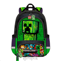 Mochila Escolar Minecraft 42cm