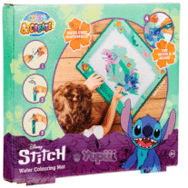 Quadro Stitch Disney - Colorir com Água 3+