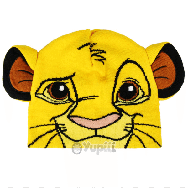 Gorro com Orelhas 3D Rei Leão T.U.