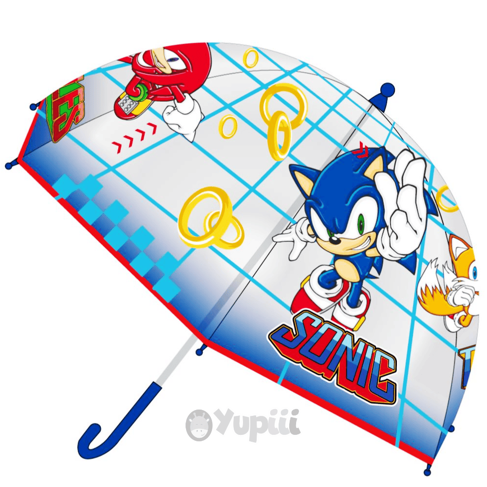 guarda-chuva-bubble-sonic-knuckles-45cm