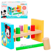 Jogo Martelo Disney Baby Madeira Natural 12m+