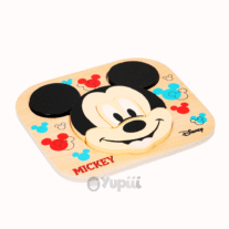 Puzzle Madeira Mickey Disney Baby 6 Peças 12m+