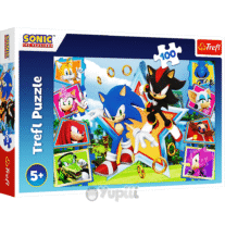 Puzzle Sonic The Hedgehog 100 Peças Trefl 5+