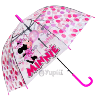 Guarda-Chuva Manual Minnie Transparente 45cm