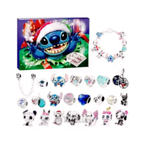 Calendário do Advento Stitch Charms Pulseira Natal
