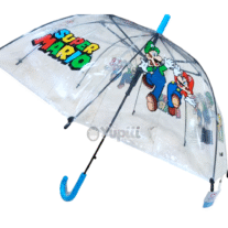 Guarda-Chuva Automático Super Mário Transparente 48cm