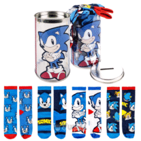 Pack 4 Meias Sonic e Mealheiro T.31/34