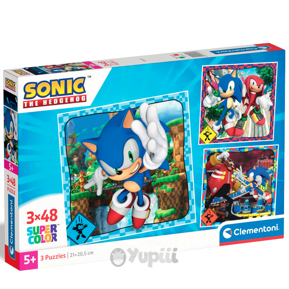 puzzle-sonic-clementoni-3×48-super-color