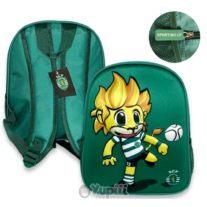 Mochila Pré-Escolar Sporting CP 3D Jubas 31cm