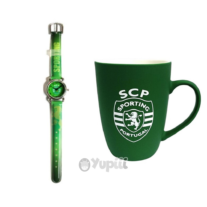 Pack Presente Sporting CP - Caneca e Relógio