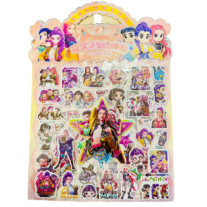 Set Stickers K-Pop Demon Hunters 3D 70 un.
